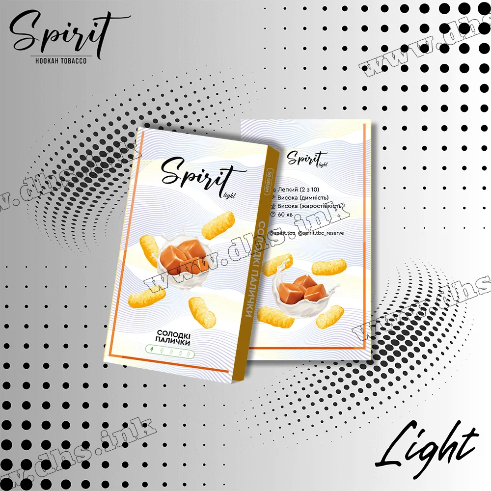 Табак Spirit (Спирит) Light - Сладкие Палочки 50г